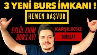 3 YENİ SÜPER BURS VEREN KURUMLAR ! HEMEN BAŞVUR 