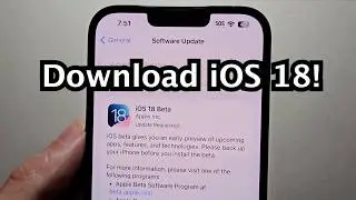 How to Download iOS 18 Developer Beta! (Free for ALL & Quick)