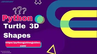 Python Turtle 3d shapes | How to create 3d shape in Python Turtle