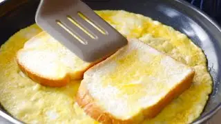 One pan toast/very simple and delicious toast