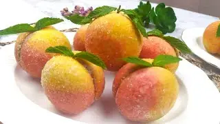 Пирожное ПЕРСИКИ | Пирожнии Шафтолу – Зеби Дастархони Ид | Peach Cookies 🍑 – Eyecatching Beauty