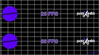 Framerate TEST video (25 / 50 fps)