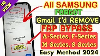 Samsung FRP Bypass 2024✌️Android 12-13-14 New Security 2024✔️Frp Lock Removal Samsung | Bypass Frp