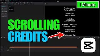 How To Make Scrolling Credits In CapCut PC | Full Guide