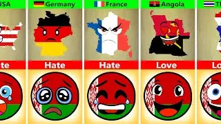 Some Countries That Hate And Love Belarus | Epic Countryballs |
