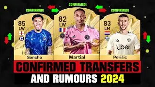 FIFA 25 | NEW CONFIRMED TRANSFERS & RUMOURS! 🤪🔥 ft. Martial, Sancho, Perisic... etc