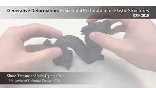 Generative Deformation: Procedural Perforation for Elastic Structures