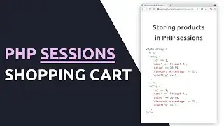 How to store, update and remove products in a php session shopping cart