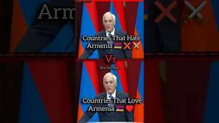Countries That Hate ⚔️ Armenia Vs Countries That Love ♥️ Armenia #shorts #1million