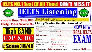 IELTS LISTENING PRACTICE TEST 2024 WITH ANSWERS | 27.09.2024