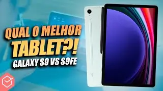 Qual MELHOR TABLET SAMSUNG CUSTO BENEFÍCIO de 2023? // Galaxy TAB S9 FE vs. TAB S9