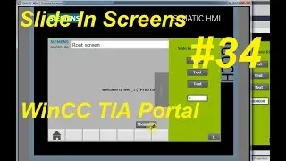 Slide In Screens WinCC TIA Portal Tutorial #34