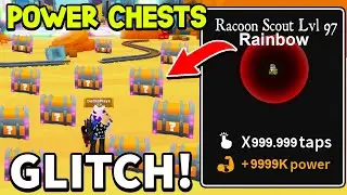 Infinite POWER Chest Item Glitch In Tapping Simulator! Roblox *FREE RAINBOW GEAR*