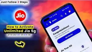 How to Get Unlimited Jio 5g Welcome Offer After Sim Port📶