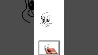 How to draw Jerry from the cartoon Tom and Jerry 