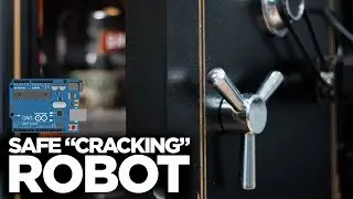 Liquor Cabinet with SAFE "CRACKING" ROBOT!