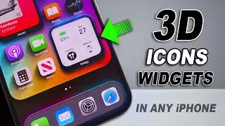 ENABLE 3D ICONS, WIDGETS with Single Click - Secret iPhone Hacks🔥🔥🔥.