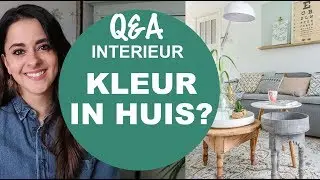 WOONKAMER INRICHTEN MET KLEUR?! HELP! | BINTI HOME