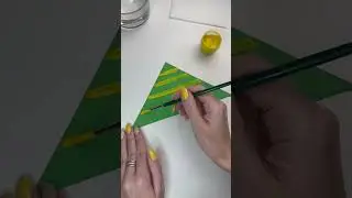 Полосатый платочек. Рисование с малышом.