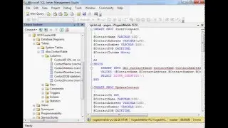 Insert, Delete, Update and Select using WCF services