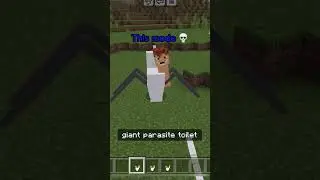 Skibidi toilet Minecraft mode 💀 #minecraft #skibiditoilet