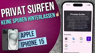 iPhone 15 - Safari privater Surfmodus •  • 📱• 🔒 • Anleitung | Tutorial