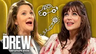 Zooey Deschanel Met Boyfriend Jonathan Scott on Carpool Karaoke | The Drew Barrymore Show