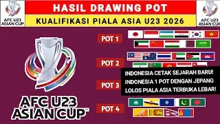 SEJARAH BARU! INDONESIA DI POT 1 DENGAN JEPANG - HASIL DRAWING POT KUALIFIKASI PIALA ASIA U23 2026