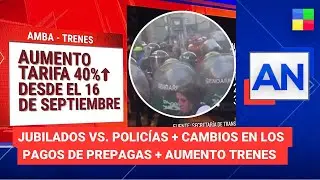 Jubilados vs. Policías + Prepagas + Aumento tren #AméricaNoticias | Programa completo (04/9/24)