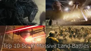 10 [EPIC] Sci-Fi massive land battles movie scenes (Non-Marvel or DC)