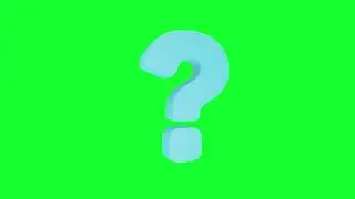 Question Mark Green Screen Video - Stock Video Footage - No Copyright Animated Videos