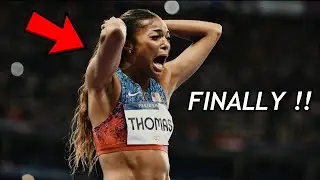 Gabby Finally Wins the Big one !! | Women 200m Final | 2024 Olympics