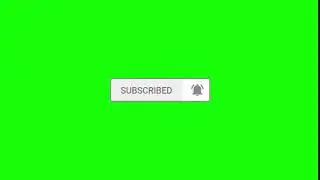 Subscribe Button Green Screen Chroma Key VFX (1) - Copyright FREE Video