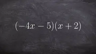 How To Multiply Using Foil - Math Tutorial