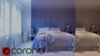 Interior Lighting Tutorial | Corona Renderer Day/Dusk/Night