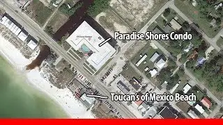 Toucan's Mexico Beach and Paradise Shores Before and After Photos Hurricane Michael