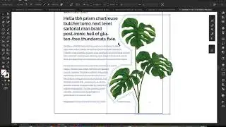 Wrap Text Around Object or Image in Adobe Illustrator