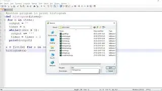 Python Program - To take a list of integers and prints a histogram to the screen.