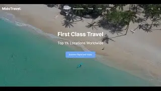 Travel Landing Page Nextjs13 with TailwindCSS | React, Nextjs, TailwindCSS