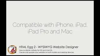 Introducing HTML Egg 2 - animated feature list video
