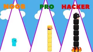 NOOB vs PRO vs HACKER - Square Bird