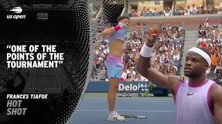 Frances Tiafoe Wins Epic Point Against Ben Shelton | 2024 US Open