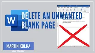 How to Remove a Blank Page in Word