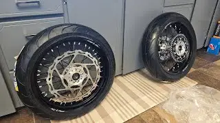 Warp9 Supermoto wheels for my 2024 TE300 PRO