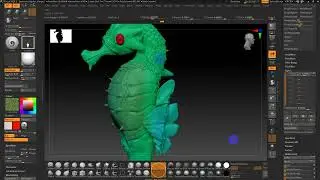 Texturing A High Res Mesh In Zbrush