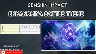 Genshin Impact - Enkanomiya Battle Theme Guitar Tab Tutorial