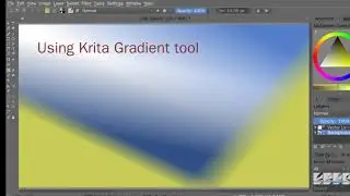 using Krita gradient tool (beginner) - Lockdown Day 10