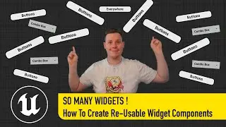 How To Create Re Usable UMG Widgets In Unreal Engine To make Life Easier.