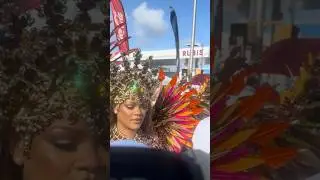 Rihanna in Barbados for Crop Over 2024 🇧🇧💐 #rihanna #barbados #cropover