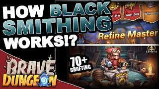 70+ Crafting! How to Blacksmith - Brave Dungeon: Roguelite IDLE RPG